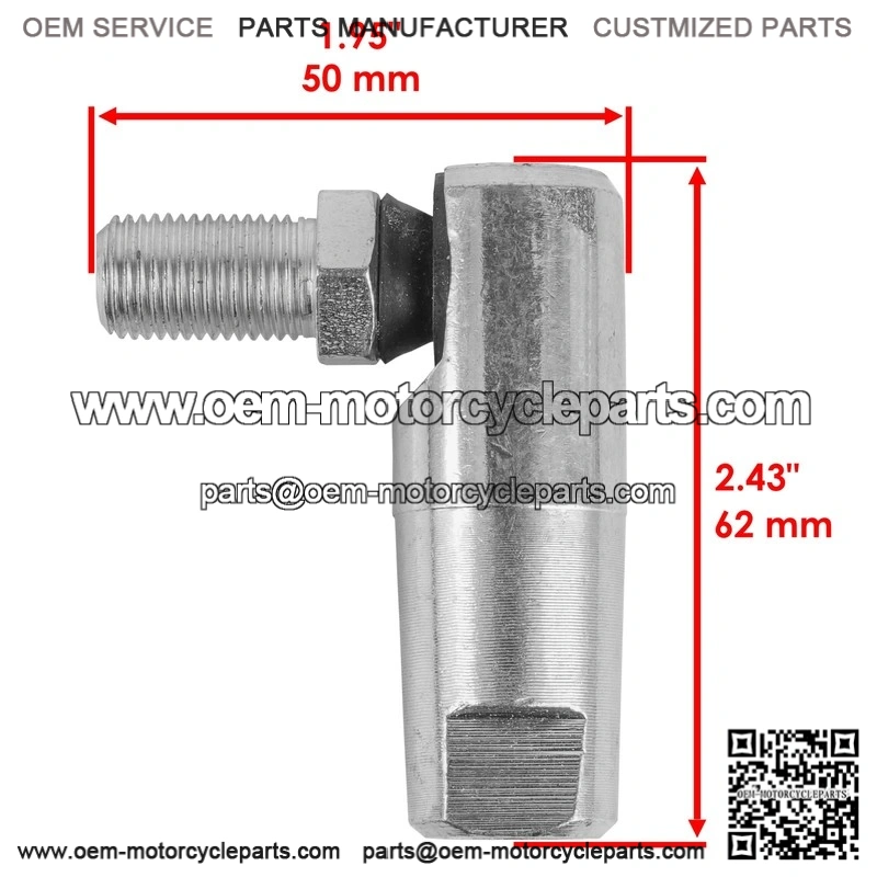 John Deere AM132814 AM120470 2 Tie Rod Ball Joint End - Image 2