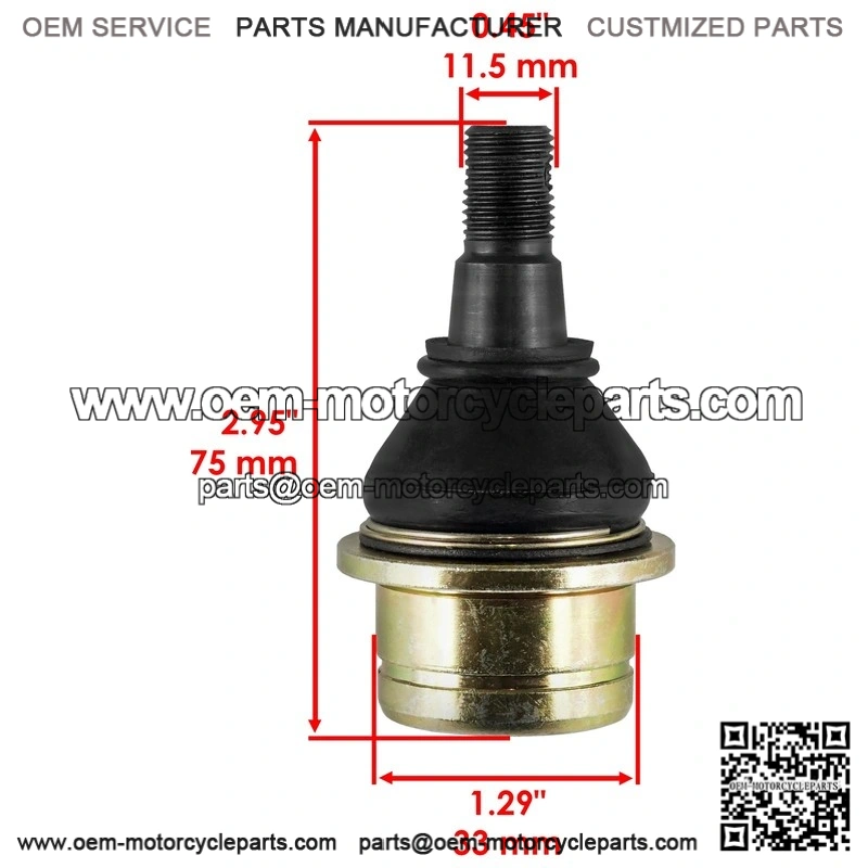 Kawasaki KFX450R KSF450 2008 2009 2010 2011 2012 2013 2014 4 Upper or Lower Ball Joint - Image 2