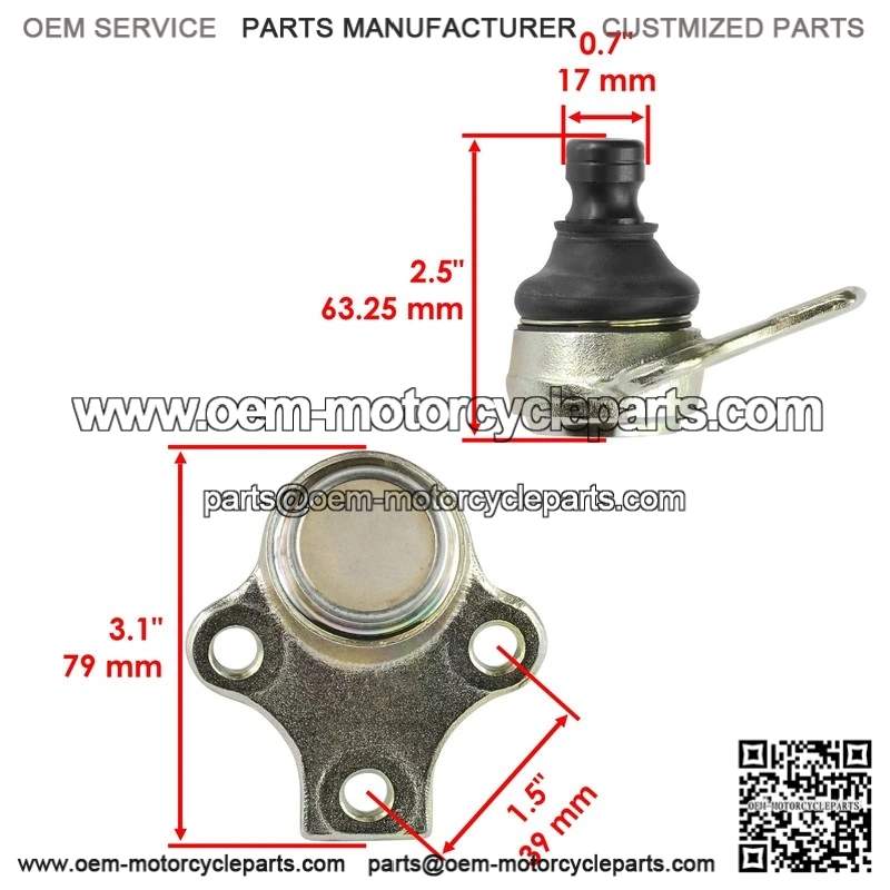 Can-Am Bombardier Outlander 400 XT HO 4X4 2003-2005 2 Lower Ball Joints - Image 2
