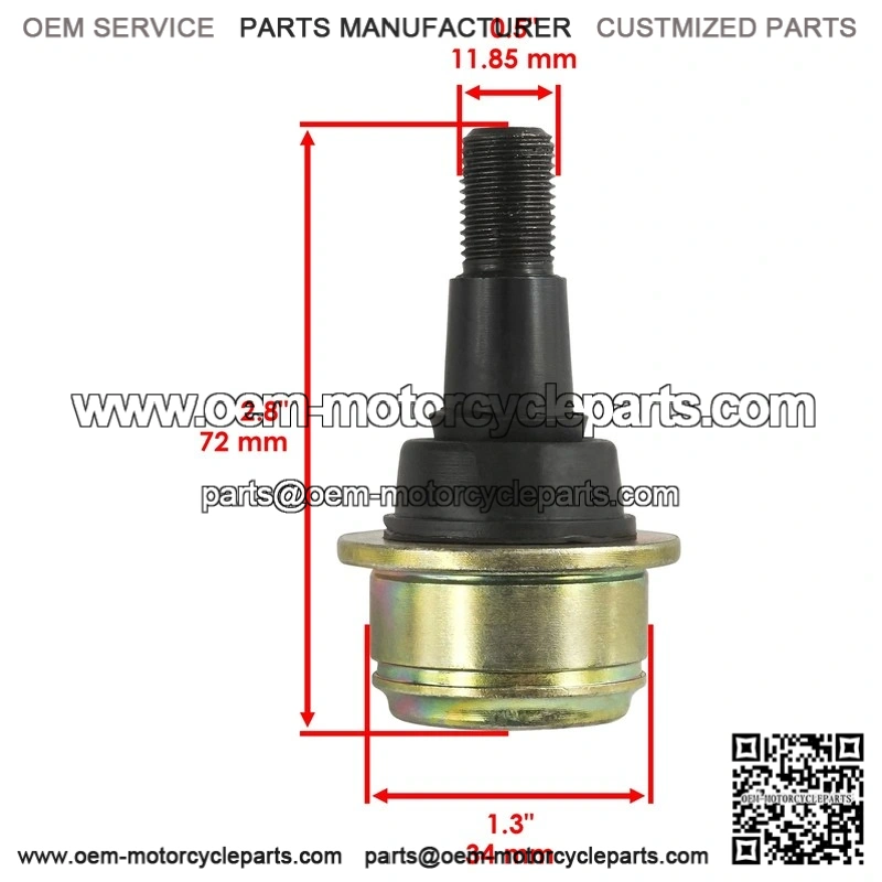 John Deere XUV560E XUV590E XUV590M 4 Front A-Arm Lower Upper Ball Joint - Image 2