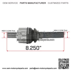 John Deere Backhoe 310J, 310SJ, 410J & More 4WD Front Axle Tie Rod Swivel Joint (AT339807)