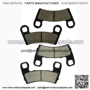 Front and Rear Brake Pad Set for Polaris RZR S 1000 EPS 2017 & RZR S 900 EPS 2015-2017