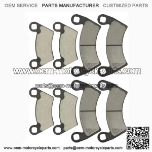 Caltric Front & Rear Brake Pads for Polaris Ranger 800 4x4 EFI (2010-2014) | Complete Brake Set