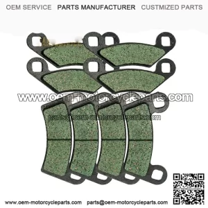 Front and Rear Brake Pads for Polaris RZR 800 S EFI (2008-2014) | Exact Fit for 2009, 2010, 2011, 2012, 2013 Models