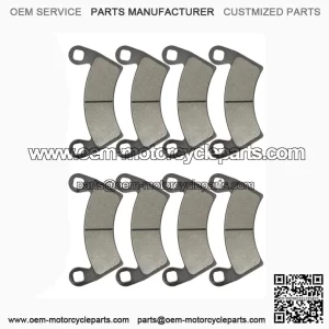 Front & Rear Brake Pads for Polaris Ranger Crew 700 EFI 4x4 (2008-2009) | Replaces OEM Part #2205949