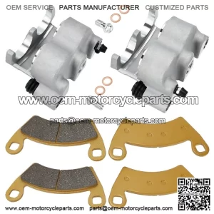 Front Brake Calipers and Pads Assembly for Polaris Ranger 700, XP 700, Crew (2008-2009) | Complete Caliper Kit