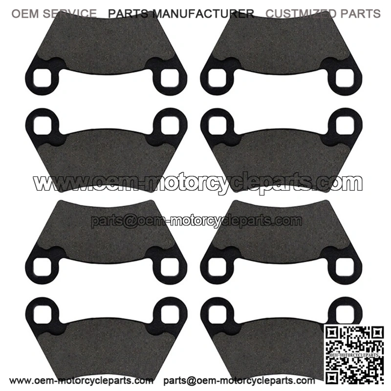 Front & Rear Brake Pads for Polaris Ranger 500, 700 2x4, 4x4, 6x6, XP, EFI, TM (2004-2009) | Universal Fit
