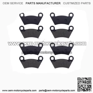 Front & Rear Brake Pads for POLARIS SIDE X SIDE 700 Ranger 4x4 EFI/LE (2007) | OEM Quality