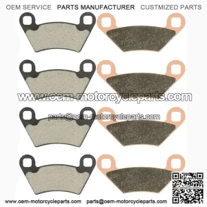 2x Front & Rear Brake Pads for Polaris Sportsman 570 X2 EPS 2015-2016 2018-2021