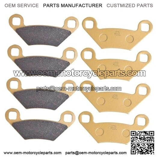 Brake Pads Kit Ceramic Fit for Polaris for Sportsman 1000 XP 2015-2021 for