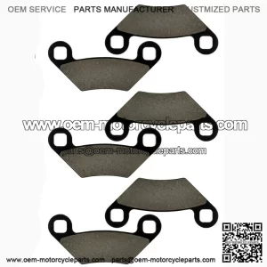 Front Rear Brake Pads for Polaris Sportsman 550 EFI Eps Touring 2010-2014
