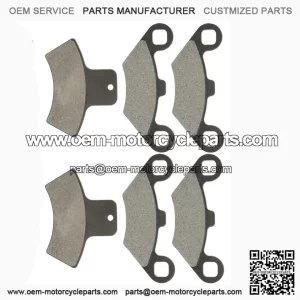 Front Rear Brake Pads for Polaris Scrambler 500 1998-2000 /Sportsman 335 1999-00