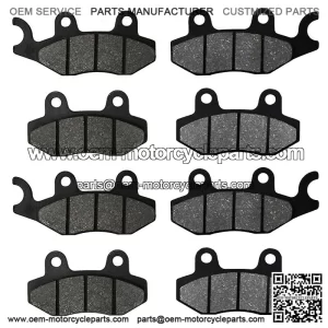 Front&Rear Brake Pads Motorcycle for ATV YXR700F Rhino 700 4x4 Fi 2008-14