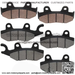Front Rear Brake Pads for YFZ450 2012 2013 / YFZ450R 2009-2017