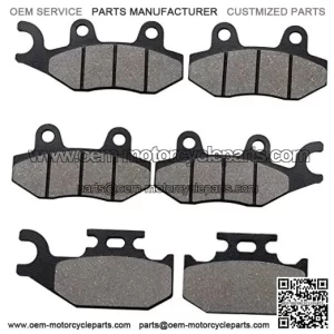 Brake Pads Front & Rear for Rhino 660 YXR660 4x4 2004-2007 Rhino 450
