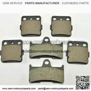 Front & Rear Brake Pads For Grizzly 660 YFM660F (2002-2008)