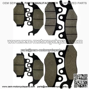 Front Rear Brake Pads for Kawasaki Mule Pro-Fx Pro-Fxt KAF820 2015-2016