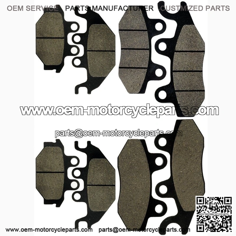 Front Rear Brake Pads for Kawasaki Mule Pro-Fx Pro-Fxt KAF820 2015-2016