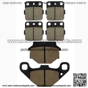 Front & Rear Brake Pads for Suzuki LT-F500F LTF500F Vinson 500 4WD 2004-2008