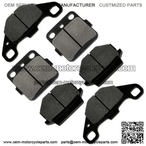Front Rear Brake Pads for Suzuki LT250R Quadracer 250 1985 1986