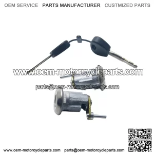 Door Lock Cylinder Kit Compatible with Aixam, Chatenet, Ligier, Microcar, Minauto