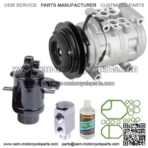 AC Compressor with Repair Kit for Mercedes 420SEL 560SEC