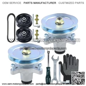 Durable 121-0751 Spindle & 125-5574 Pulley Set - Mower Replacement Kit