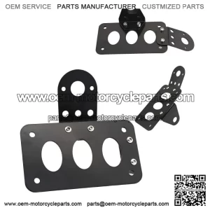 Side Mount License Plate Bracket Holder ?C for Harley Touring Road King