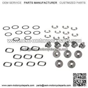 Titanium Alloy Brake Disc Bobbins Kit with Circlips ?C Universal for Motorcycles