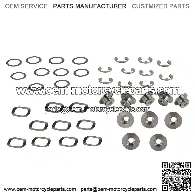 Titanium Alloy Brake Disc Bobbins Kit with Circlips ?C Universal for Motorcycles