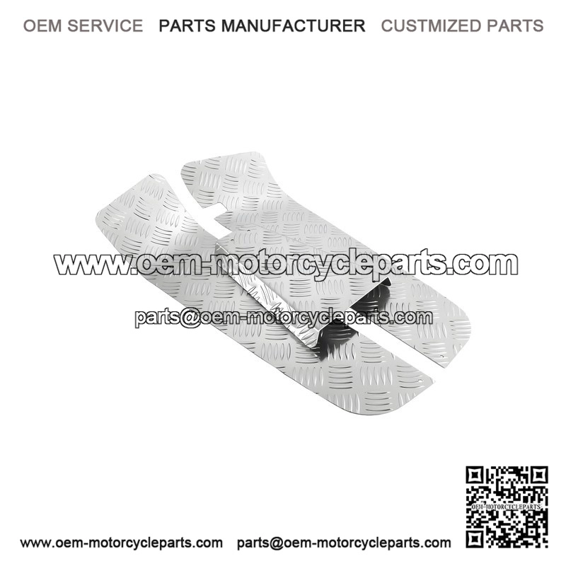 3?PIECE ALUMINIUM CHECKER PLATE SET ?C For Vespa PX80?200, PE, Lusso 1998