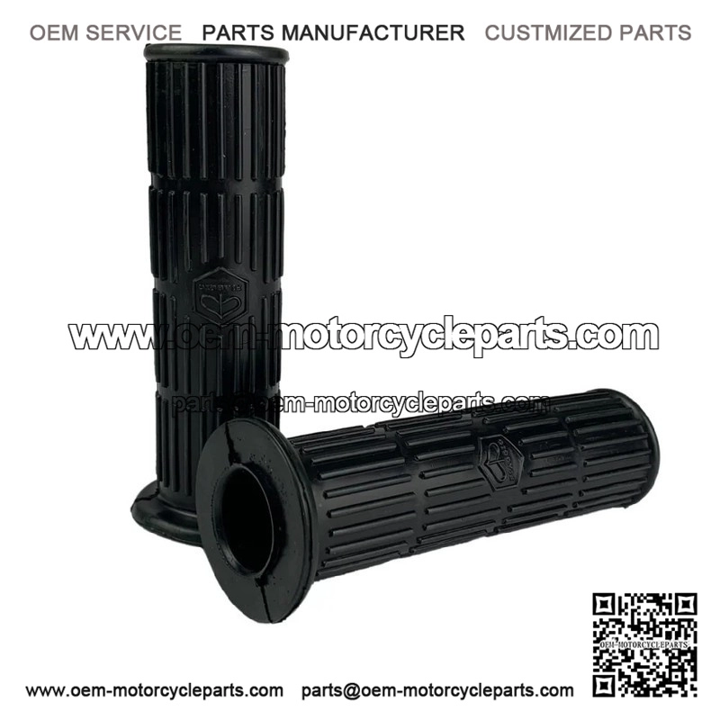 Black Handlebar Grips for Vespa PX, T5, GTR (-1984) & Sprint.