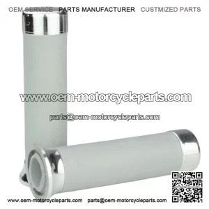 Grey Handlebar Grips for Vespa PX, T5 & LML Star.