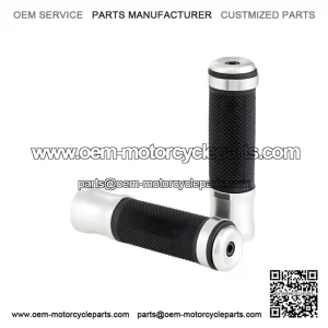 ALUMINIUM RUBBER GRIPS (125mm, ?24mm) ?C For Vespa P80?150X, PX80?200E