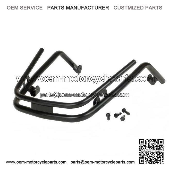 Black Mudguard Bumper/Crash Bars for Vespa PX & LML 125/150/200.