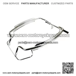 Chrome Crash Bars / Florida Side Panel Rear Protector for Vespa PX & LML 125/150/200.