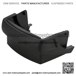 Black ABS Plastic Rear Frame Bumper for VESPA PX125, PX150 & PX200 (2006-2016).