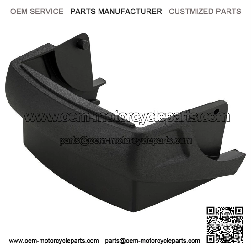 Black ABS Plastic Rear Frame Bumper for VESPA PX125, PX150 & PX200 (2006-2016).