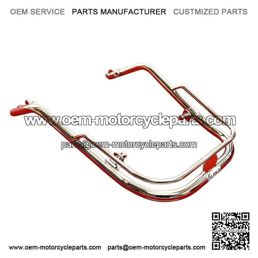 Chrome Front Bumper Bar for VESPA PX, PE, T5 CLASSIC & LML STAR (1977-2011).