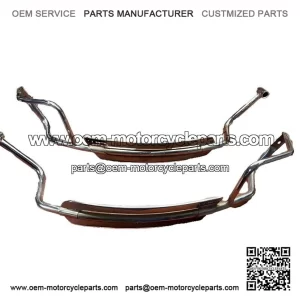 Chrome Side Crash Bars, Vespa PX T5