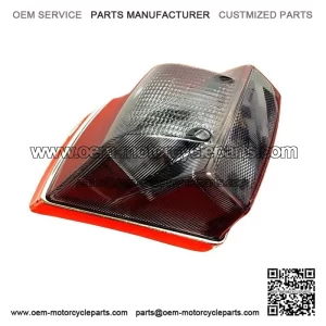 Smoked Rear Brake Light Unit with Bulbs for VESPA PX DISC 125/150/200 (1998-2005).