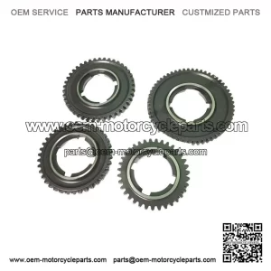 Set of 4 Gear Box Kit (57/42/38/35 Teeth) for Vespa PX 150 & PX 200.