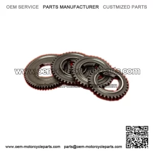 Gear Rack Set (57-42-38-35 Teeth) for VESPA PX125E, PX150E & PX200E (1998-2005).