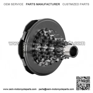Gear Shift Kit with Crash Pads for Vespa 125/150/200 PX, PE & Rainbow.