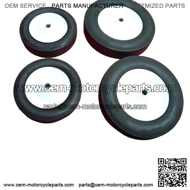 Lawn Boy Steel Ball Bearing Wheels Set ?C Includes 2 x 8" and 2 x 6"