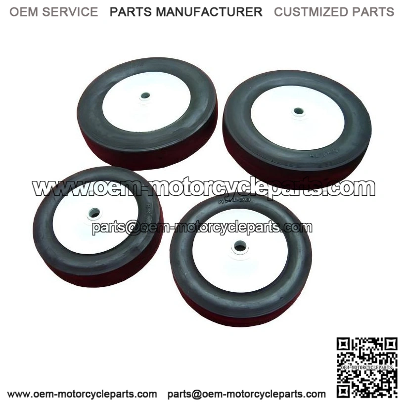 Lawn Boy Steel Ball Bearing Wheels Set ?C Includes 2 x 8" and 2 x 6" - Image 2