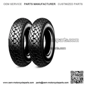 2-Piece S83 Reinforced Rubber Tyre for Vespa PX 125/150 (3.50.10).