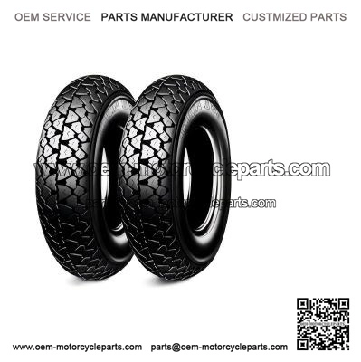 2-Piece S83 Reinforced Rubber Tyre for Vespa PX 125/150 (3.50.10).