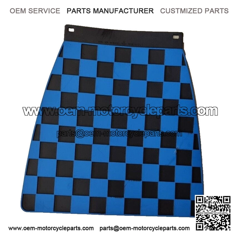 Blue & Black Chequered Mudflap ?C fits Vespa PX, T5, P, Rally, Primavera, Special & ET3.