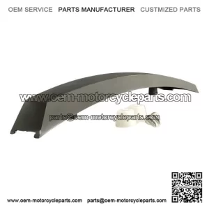 Mudguard Crest (Grey/Black) for Vespa PX80-200, PE, Lusso, PX '98 & MY.